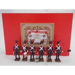 Luxury 6 Figurines CBG Mignot Gunners of the guard box