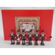 Luxury 6 Figurines CBG Mignot Gunners of the guard box