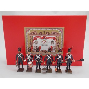 Armadietto lusso 6 figurine CBG Mignot Legione della Vistola