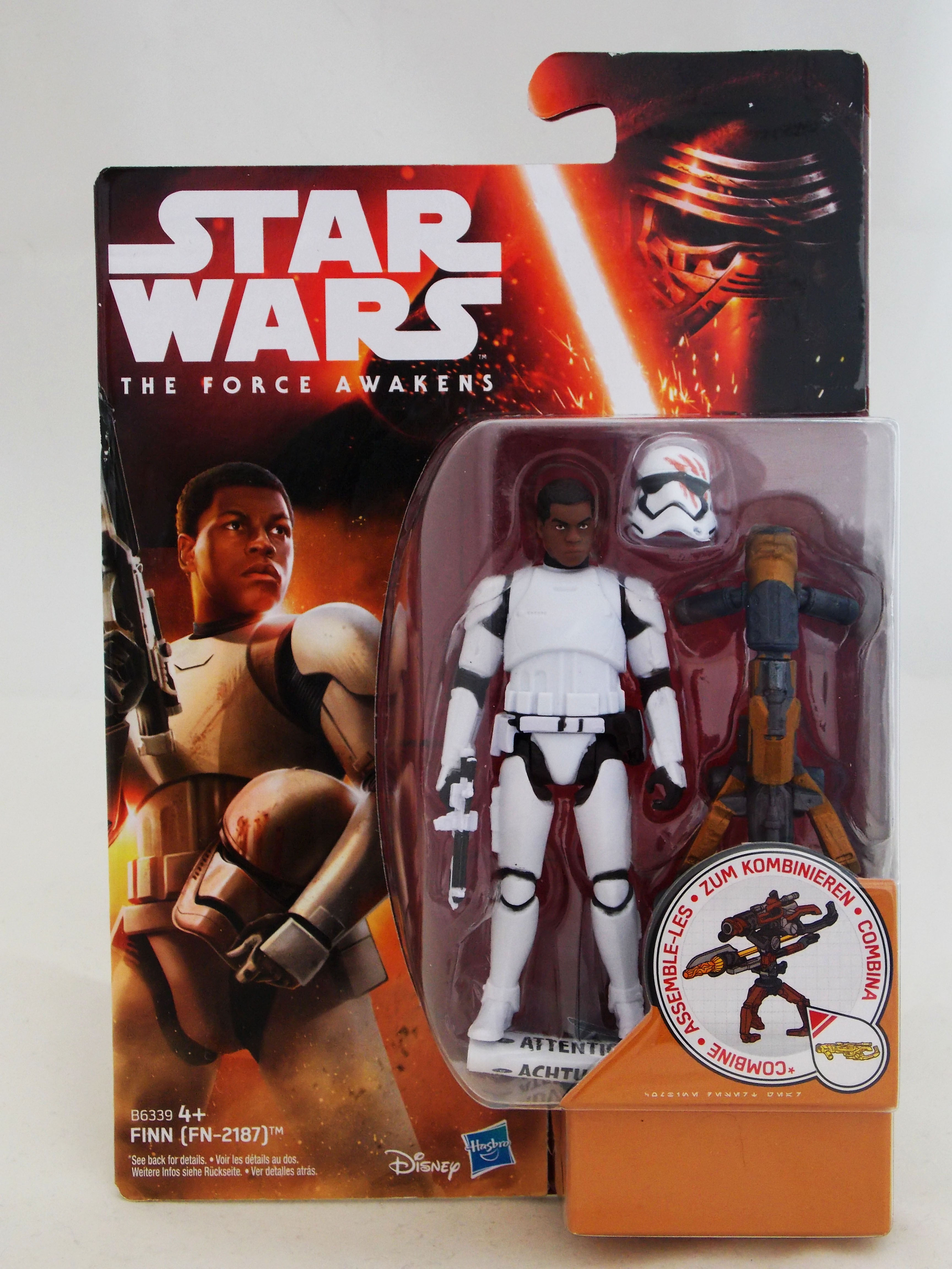 Hasbro figure star wars the force awakens finn fn-2187 stormtrooper figure