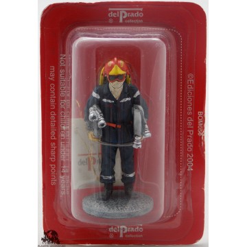 Figurine Del Prado Pompier contre les incendies de fôret France 2003
