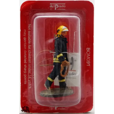 POM172U Blei Del Prado 1/32 Feuerwehr Welt Kleidung Feuer Frankreich 2003 