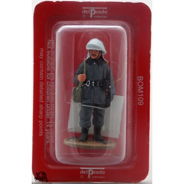 Vigile del fuoco del Prado fuoco figurine 1990 di vestito Cracovia Polonia