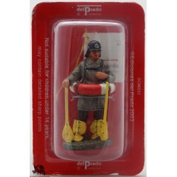 Figur deutschen Del Prado Feuerwehrmann mit Boje Berlin 1900