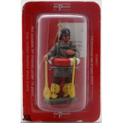 Figurine German Del Prado firefighter with buoy Berlin 1900