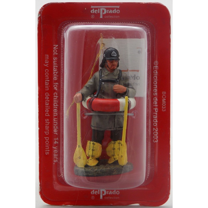 Figurine German Del Prado firefighter with buoy Berlin 1900
