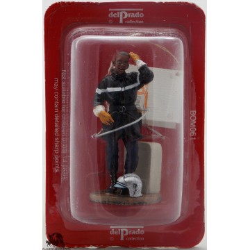 Del Prado firefighter outfit fire Abidjan Côte d'Ivoire 1999 figurine