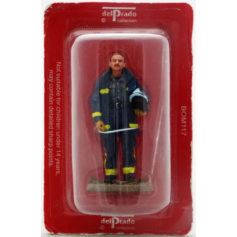 Figurine Del Prado Pompier Tenue de feu Madrid Espagne 2004