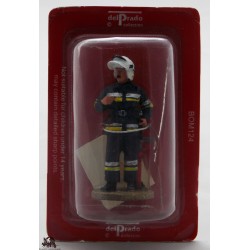 Del Prado firefighter outfit fire Warsaw Poland 2003 figurine