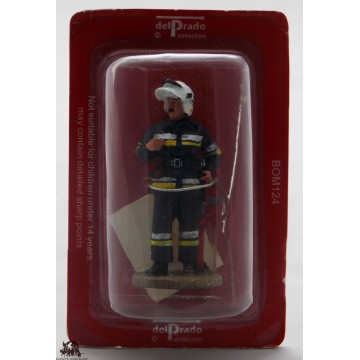 Del Prado firefighter outfit fire Warsaw Poland 2003 figurine