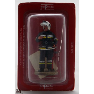 Traje de bomberos del Prado del fuego estatuilla de Varsovia Polonia 2003