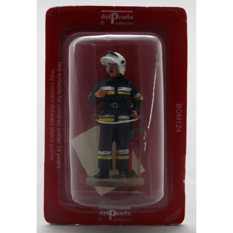 Del Prado Feuerwehrmann Outfit Feuer Warschau Polen 2003 Figur