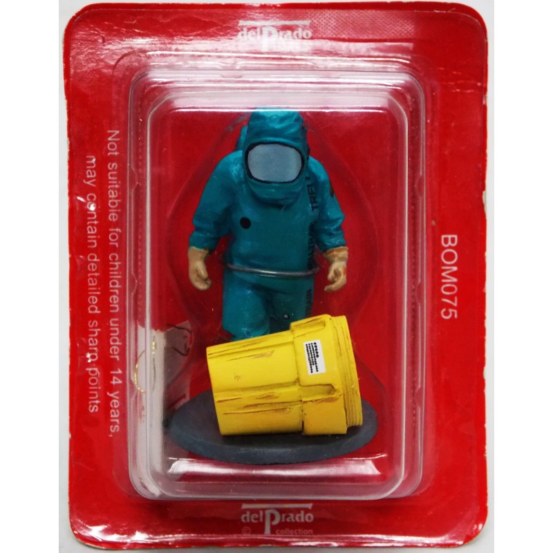 Estatuilla de intervención química 2001 Bélgica bombero del Prado
