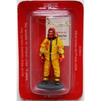 Del Prado firefighter diver anti-cold Canada 2003 figurine