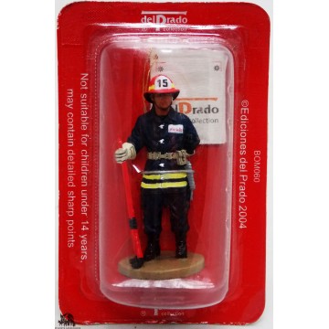 Del Prado firefighter Bangkok Thailand figurine, 1975