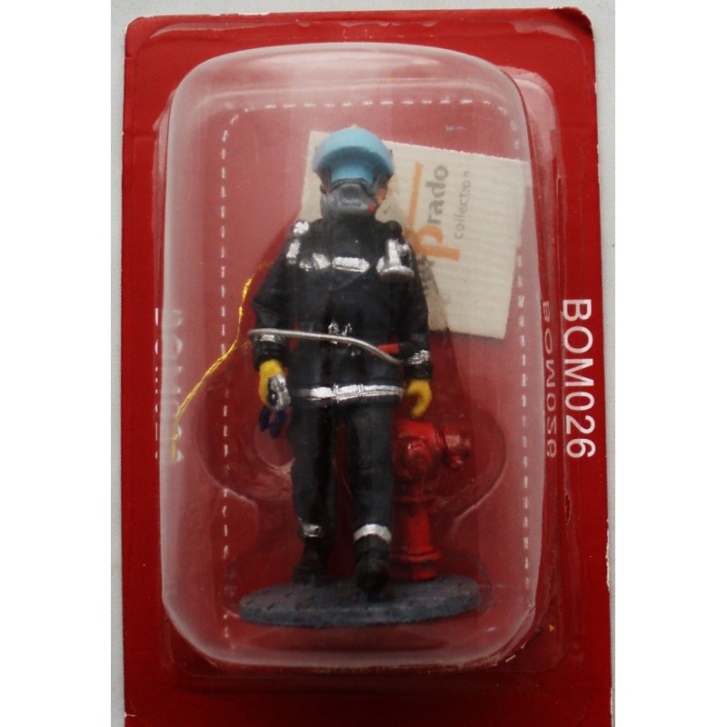 Figurine Del Prado firefighter outfit fire Hong Kong 2003