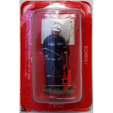 Figurina del Prado pompiere vestito fuoco Vienna Austria 2004