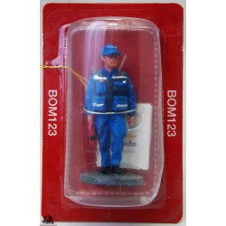 Del Prado firefighter outfit health Portugal 2005 figurine