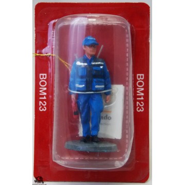 Del Prado firefighter outfit health Portugal 2005 figurine