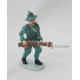 Figura de soldado de Zealander nuevo hacha del fuego