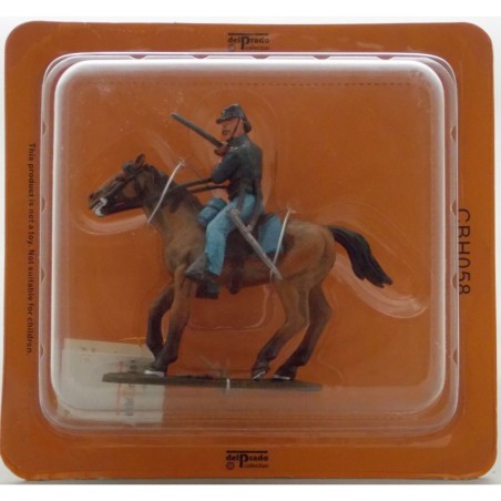 Del Prado sargento caballería 1872 Estados Unidos estatuilla del jinete americano