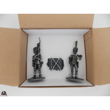 Figurina MHSP Atlas Granatiere Guardia + bagagli + Rifleman n. 06