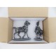 Figurine MHSP Atlas Cheval Cavalerie + Tambour Artilleur à pied N°17