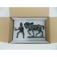 Stamp N ° 17-foot MHSP Atlas horse Cavalry + drum gunner