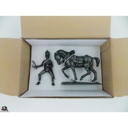 Figurine di MHSP Atlas N ° 03 intoppo cavallo artiglieria driver