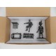 Figurine MHSP Atlas Napoléon assis + Chaise et Table + Porte boulet N°13