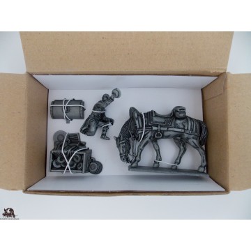 Figurina MHSP Atlas Thiago + petto imperatore + cavallo intoppo N ° 08