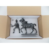 Figurine di MHSP Atlas N ° 03 intoppo cavallo artiglieria driver
