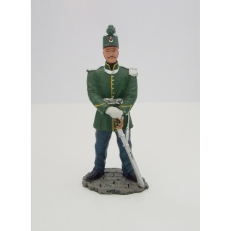 Figurina di Hachette legionario tenente Tirailleurs 1855