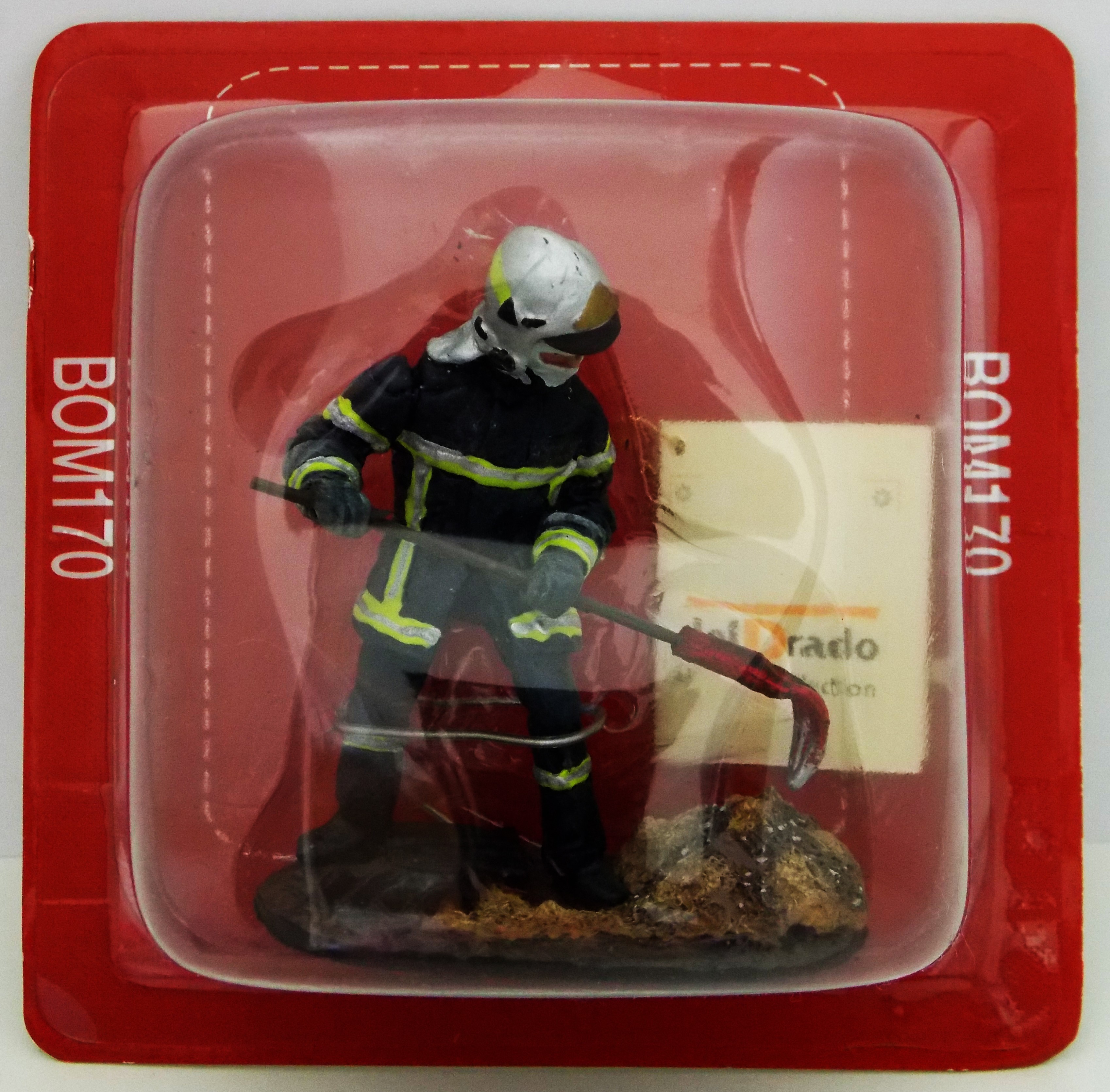 MONDE tenue de feu France 2003 POM172U plomb DEL PRADO 1/32 POMPIERS 