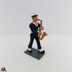 Figurine CBG Mignot Saxophone Bagad Lann Bihoué Tenue Hiver