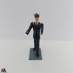 Figurine CBG Mignot Officier Bagad Lann Bihoué Tenue Hiver
