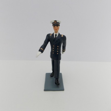 Figurine CBG Mignot Officier Bagad Lann Bihoué Tenue Hiver