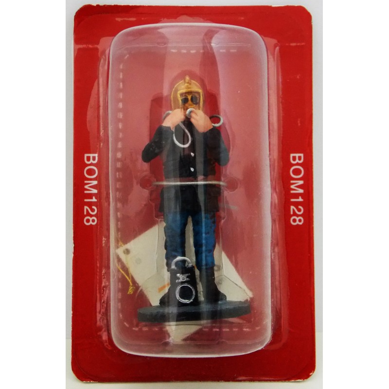 Figura Del Prado Casco respiratorio bombero Vanginot París 1910