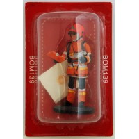 Figurine Del Prado Sapeur Pompier Formateur aux phénomènes thermiques France 2011