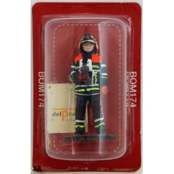 Figure Del Prado Firefighter Sapper Fire Outfit Paris 1982