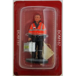 Figurine Del Prado Sapeur Pompier Tenue d'ambulancier Belgique 2006