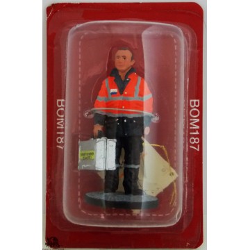 Figura Del Prado Vigile antincendio Ambulanza Ambulanza Tuta Belgio 2006