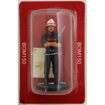 Figure Del Prado Firefighter Sapper Work Suit Toulon 1985