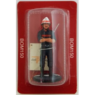 Figure Del Prado Firefighter Sapper Fire Outfit Paris 1982