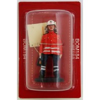 Figur Del Prado Feuerwehrmann Sapper Feuer Outfit Paris 1982