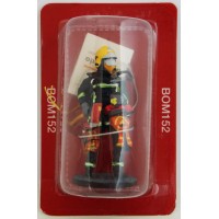 Figure Del Prado Firefighter Sapper Fire Outfit Paris 1982