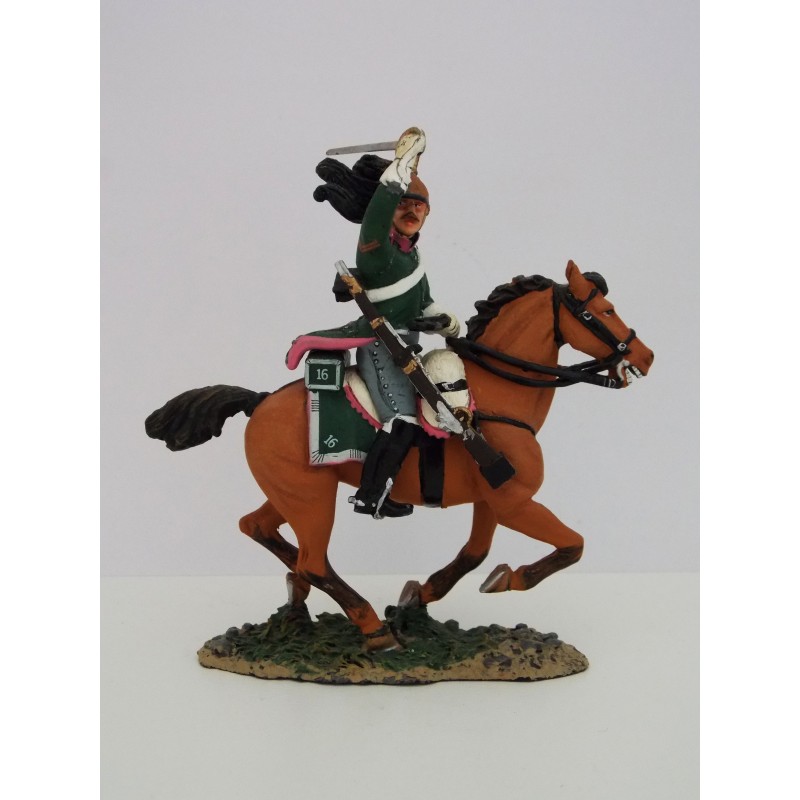 Figurine del Prado Troopman 16th Dragones Francia 1814