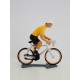 Figurine CBG Mignot Cycliste du Tour de France Maillot jaune en danseuse