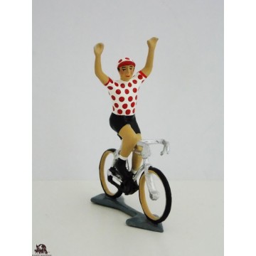 CBG Mignot Figure Tour de France Tour de France Jersey in poise braccio in aria