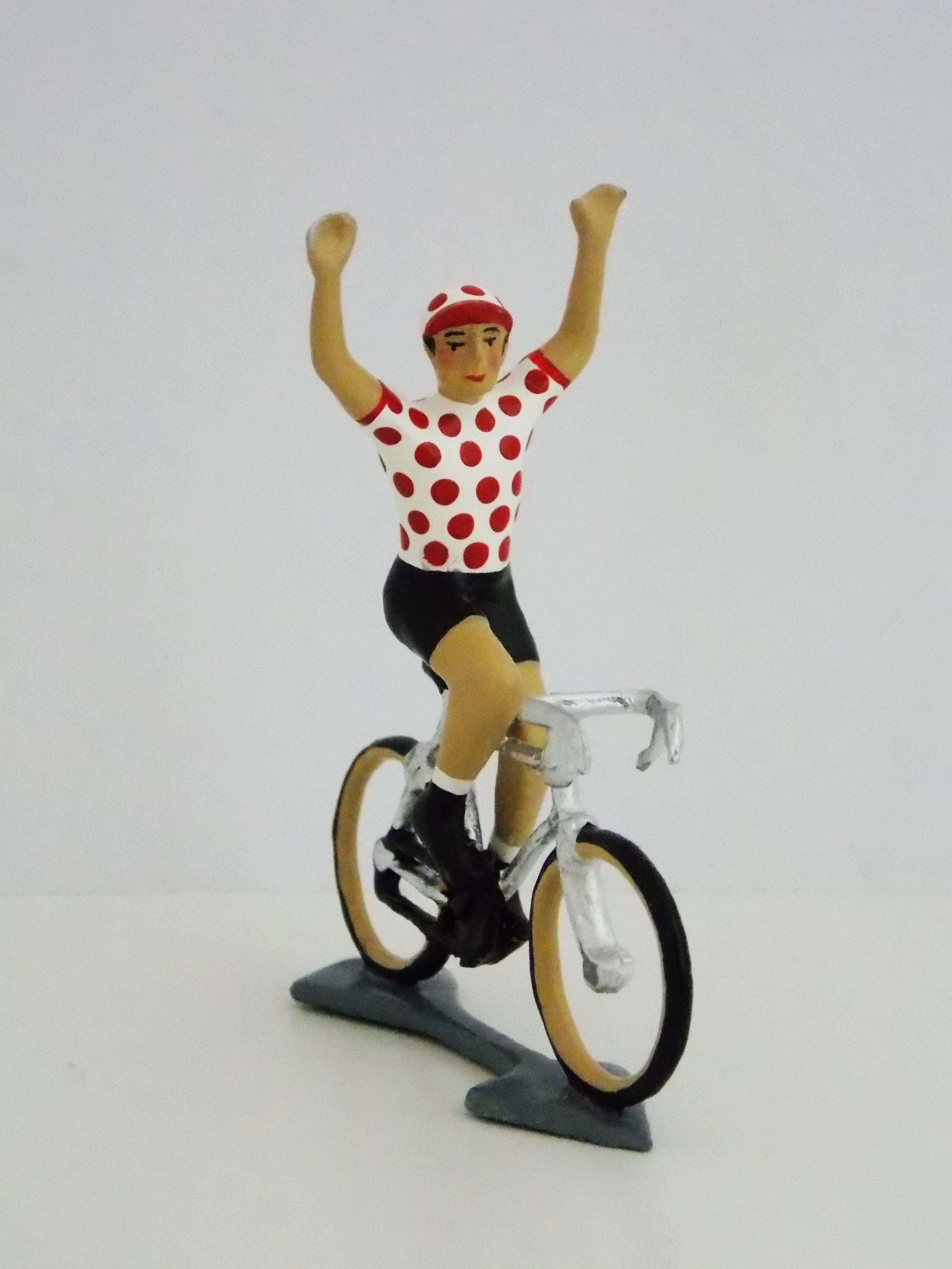 CBG MIGNOT cycliste Tour de france  CONTEMPORAIN rouge  cyclist TOY SOLDIER 